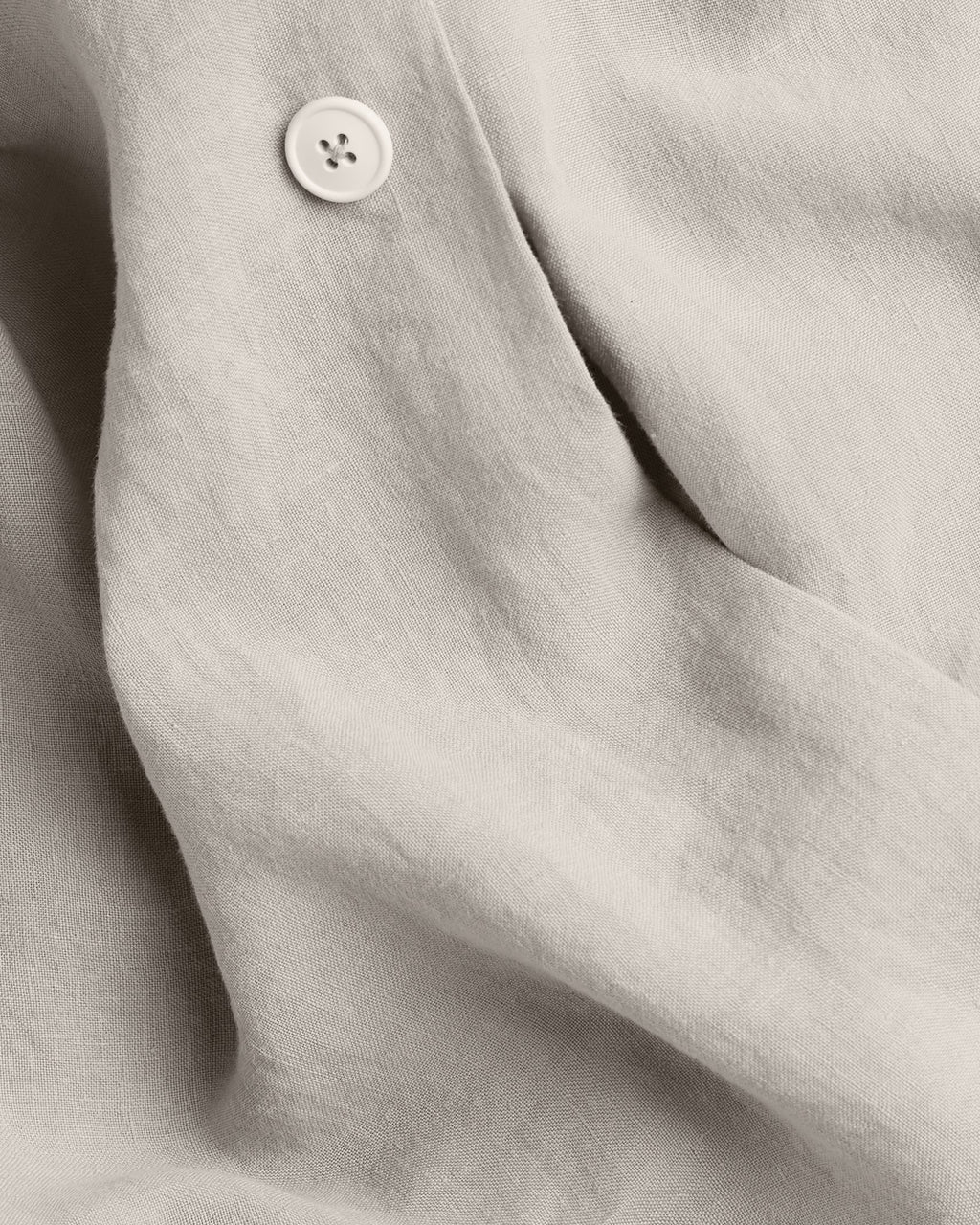 Linen Duvet Cover Set - Dove K/CK