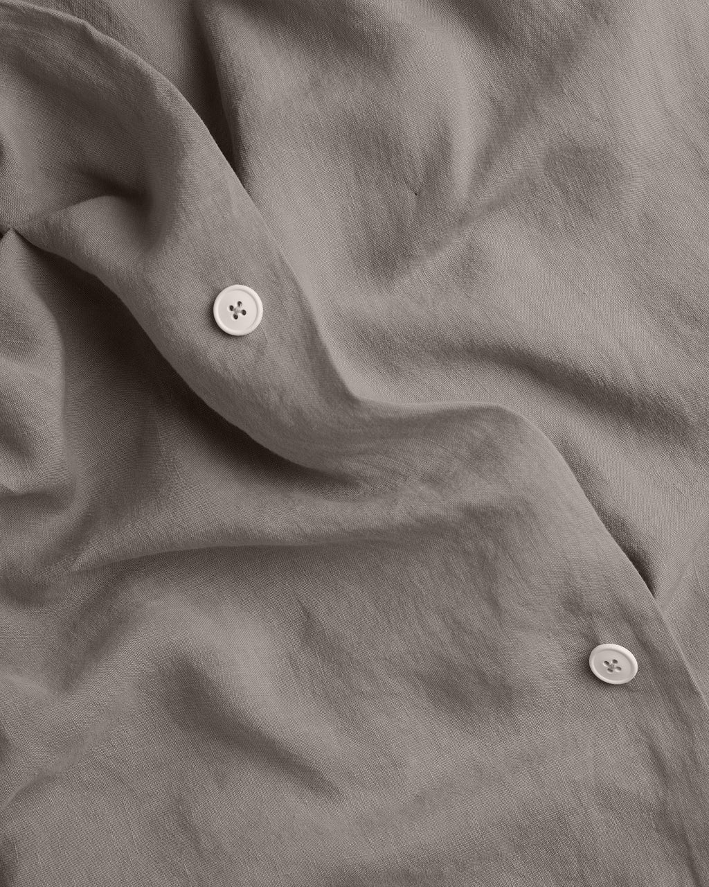 Linen Duvet Cover Set - Pebble K/CK
