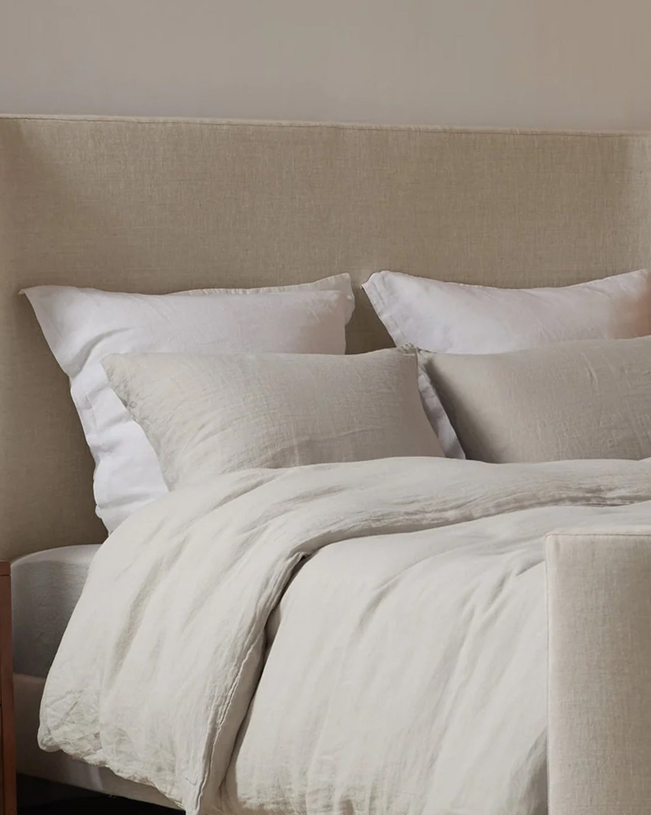 Linen Euro Sham (White)