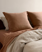 Linen Euro Sham (Adobe)