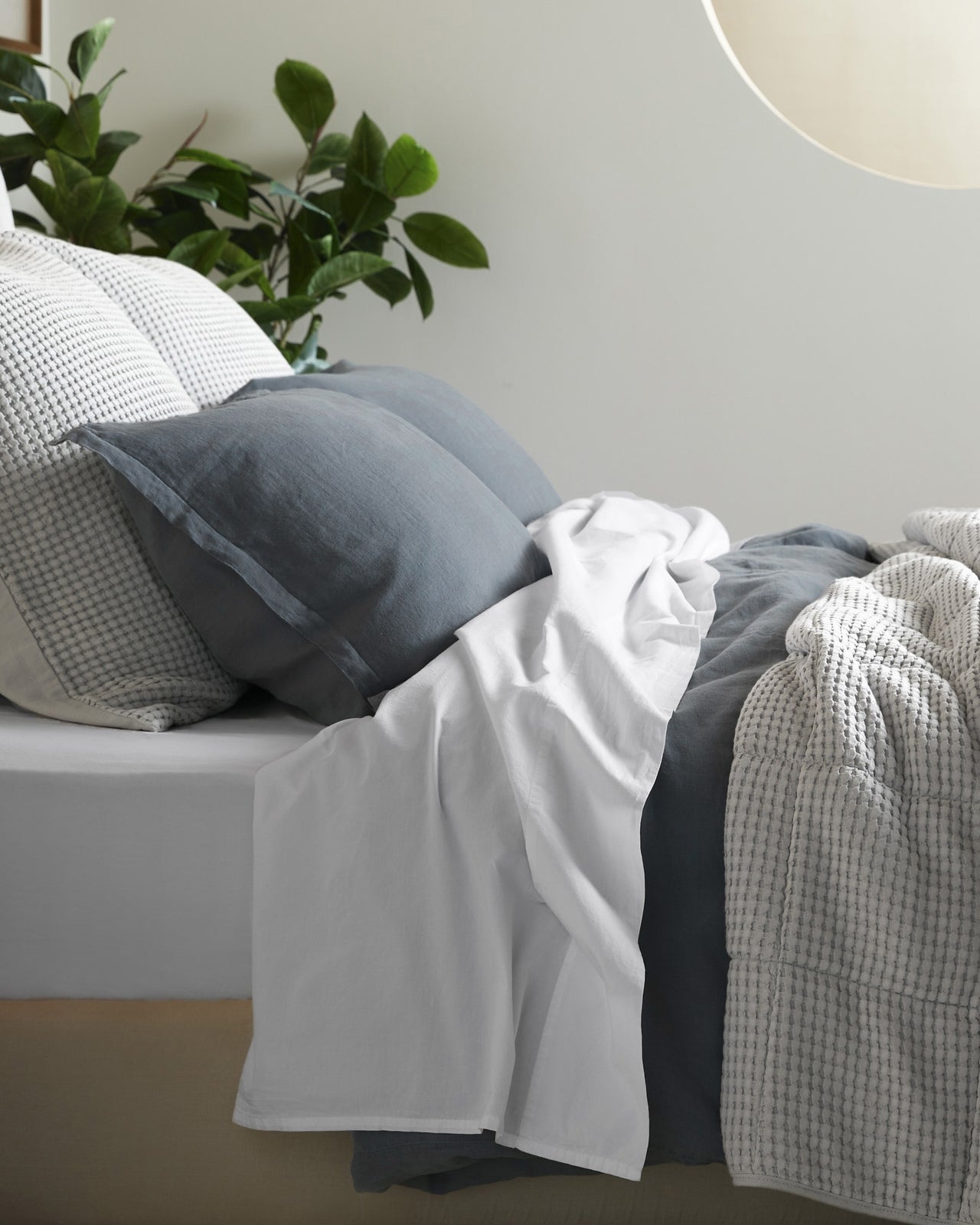 Linen Sham Set (Dusk)