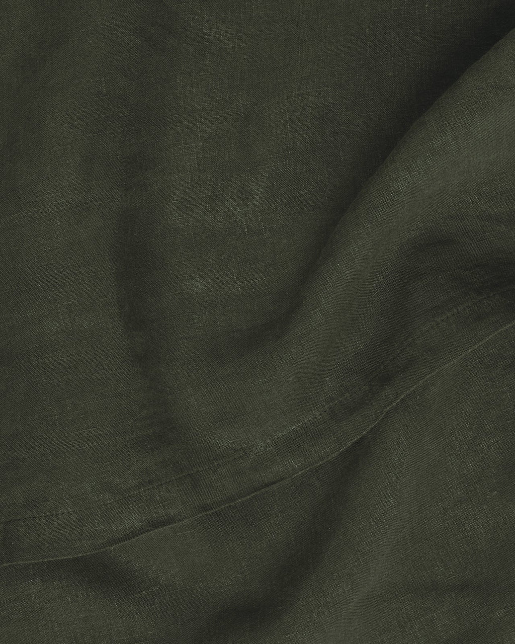Linen Sham Set (Evergreen)
