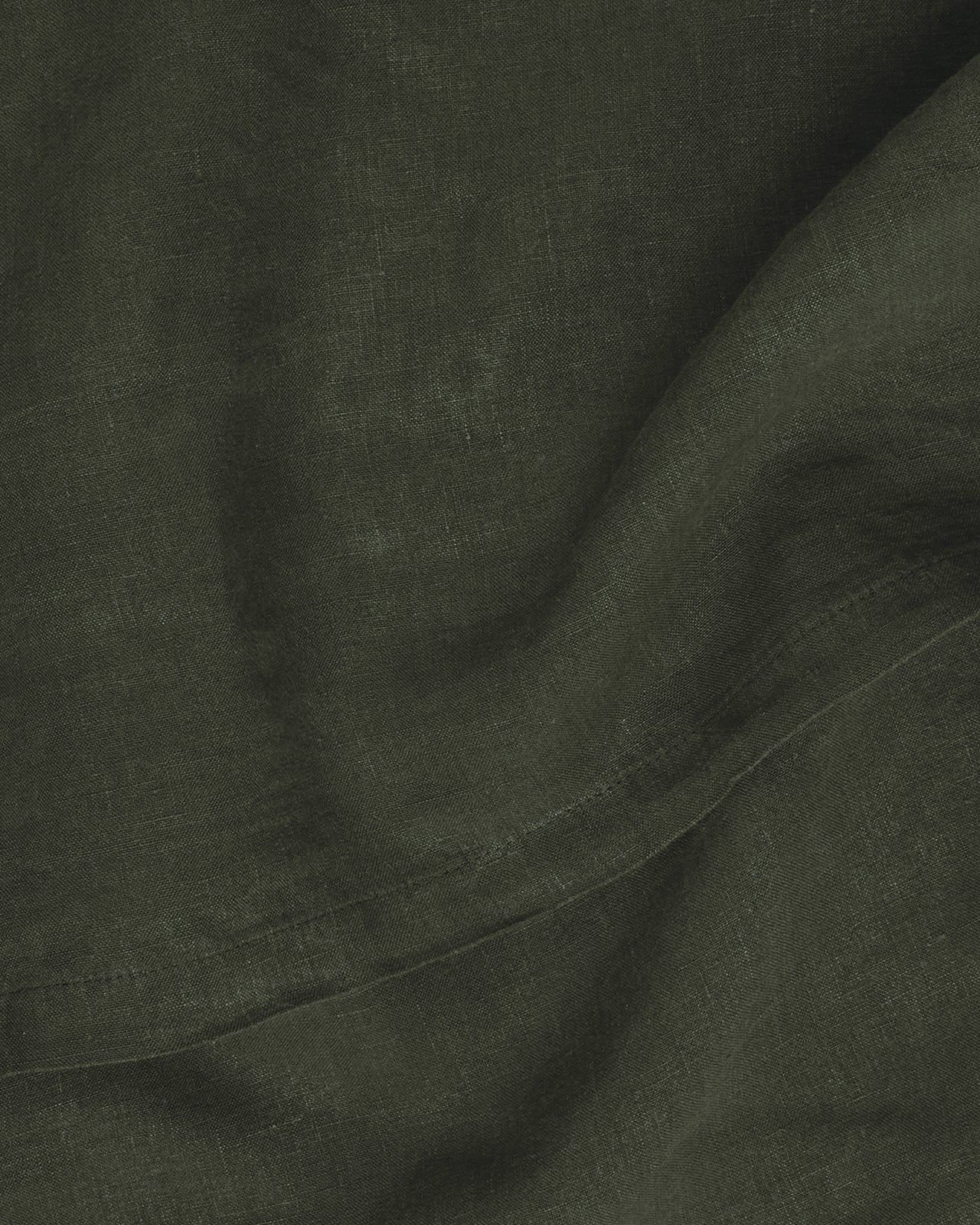 Linen Sham Set (Evergreen)