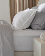 Linen Sham Set (White)