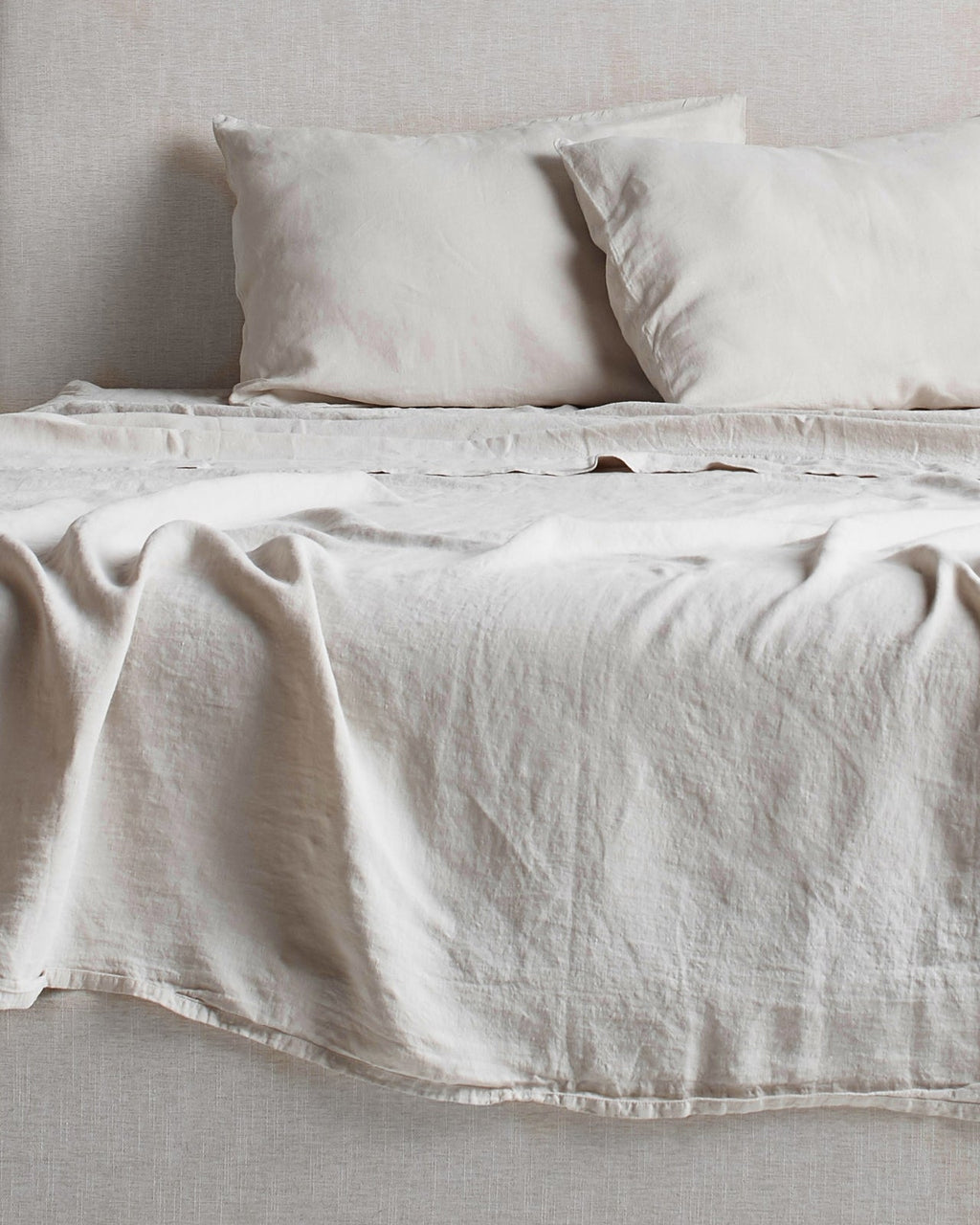 Linen Sheet Set - Bone F/Q