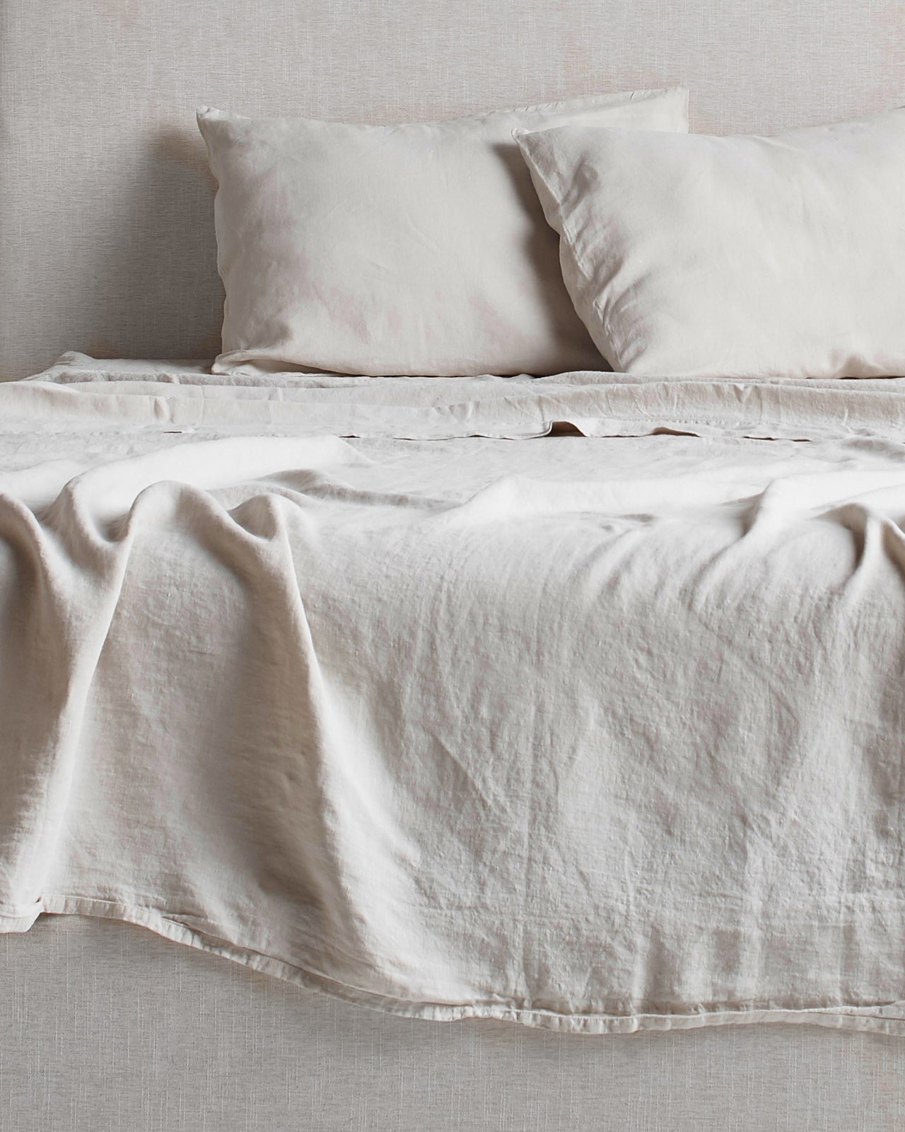 Linen Sheet Set - Bone F/Q