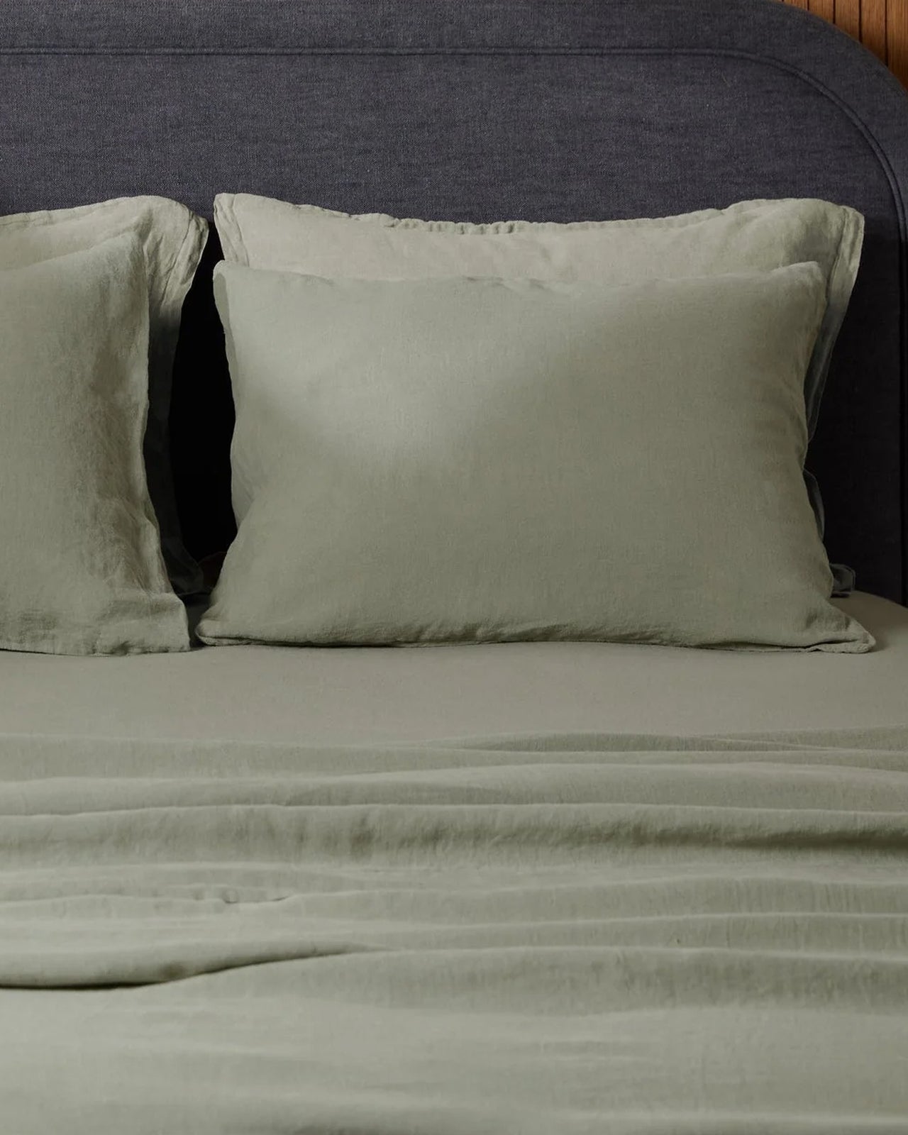 Linen Sheet Set - Moss F/Q