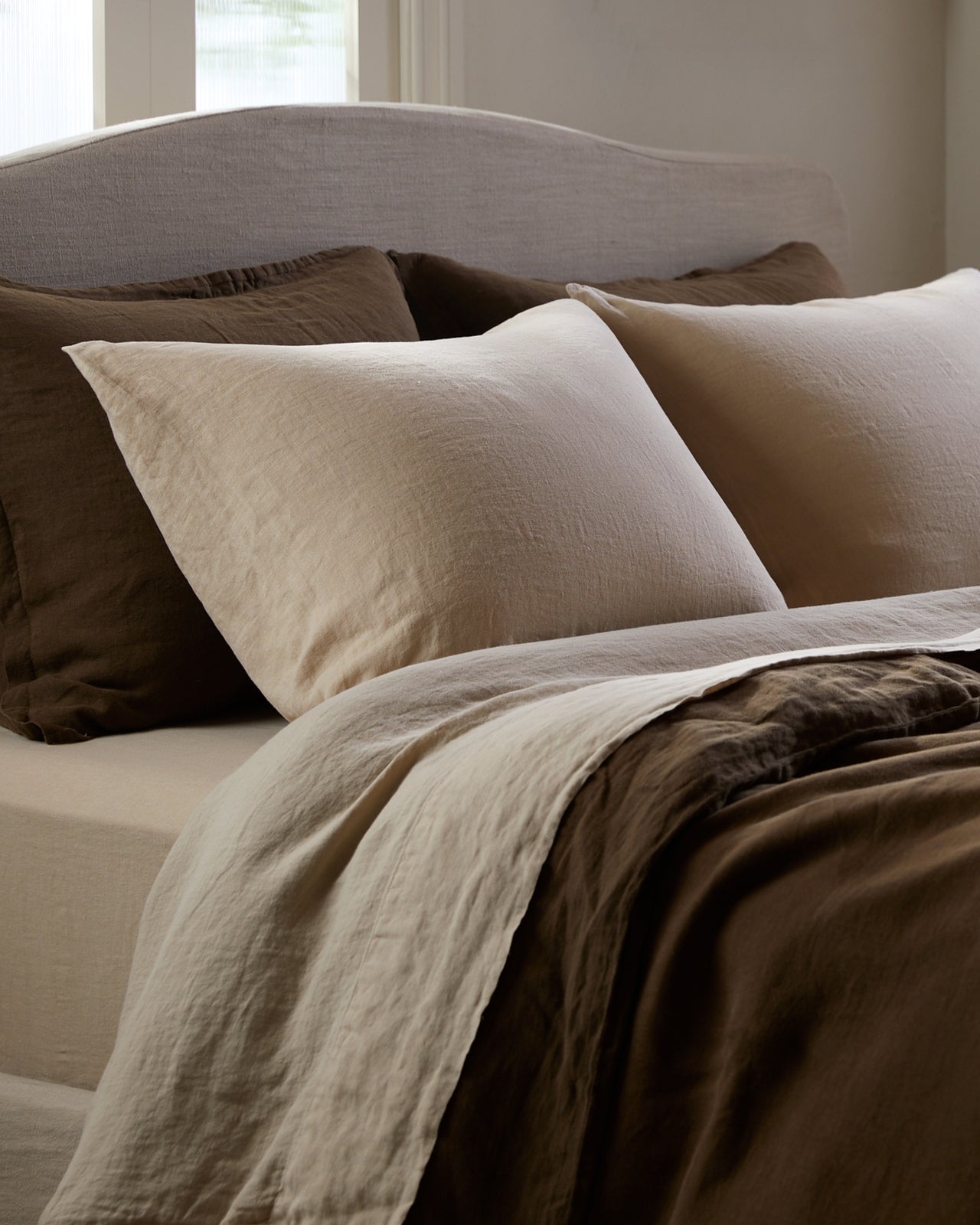 Linen Sheet Set - Toast F/Q