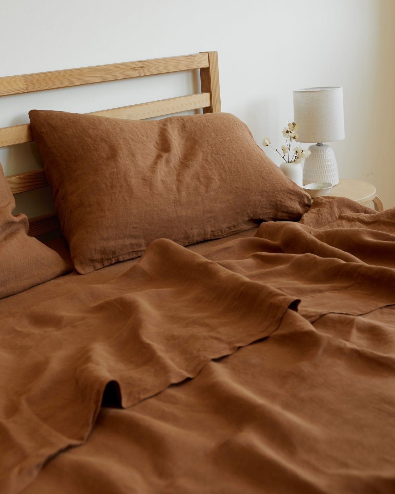 Linen Sheet Set - Tobacco F/Q