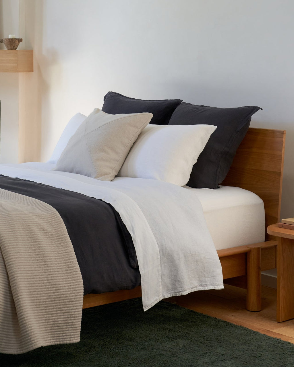 Linen Sheet Set - White F/Q