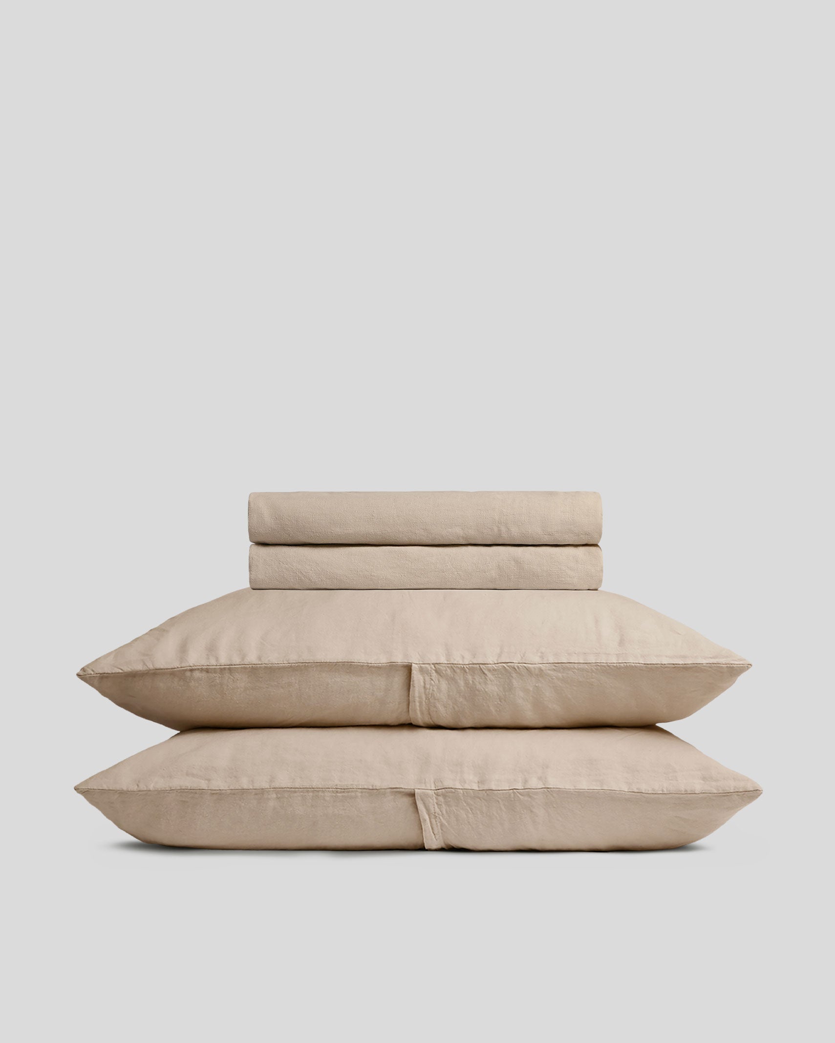 Linen Sheet Set - Toast F/Q