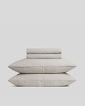 Linen Sheet Set - Dove F/Q