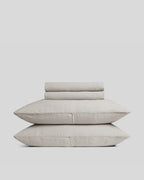 Linen Sheet Set - Dove F/Q
