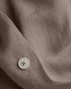 Linen Duvet Cover (Warm Grey)