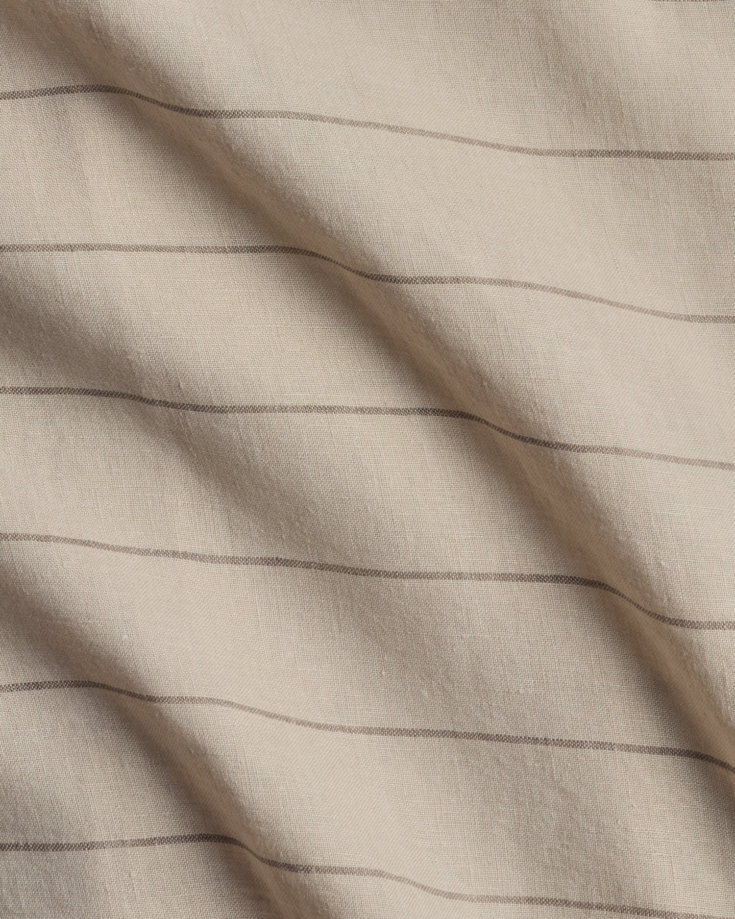 Linen Duvet Cover (Bone Stripe)