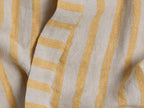 Linen Stripe Robe - FINAL SALE (Natural and Yellow)