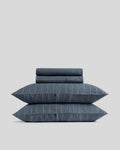 Linen Sheet Set - Dusk Stripe F/Q