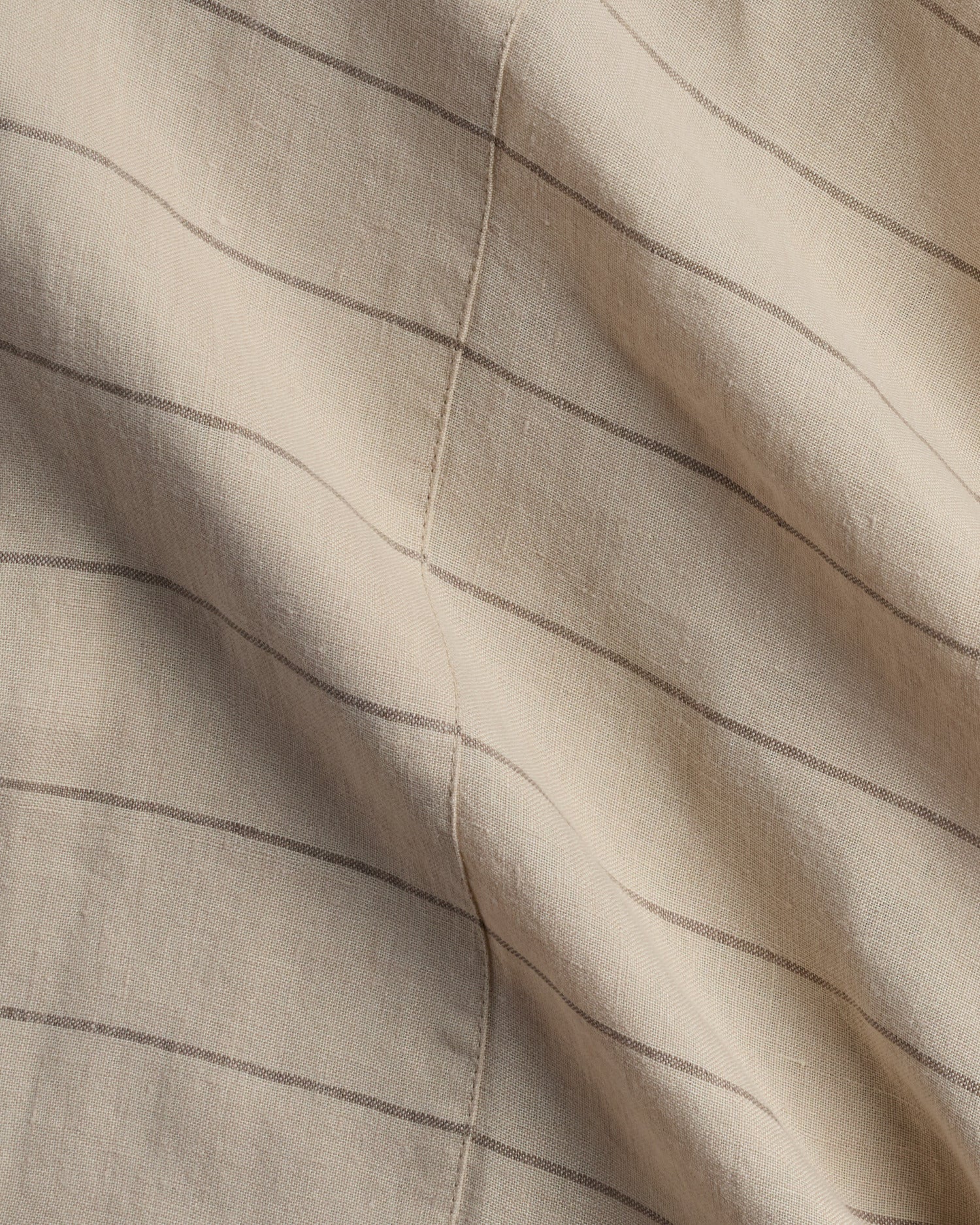 Linen Sheet Set - Bone Stripe F/Q
