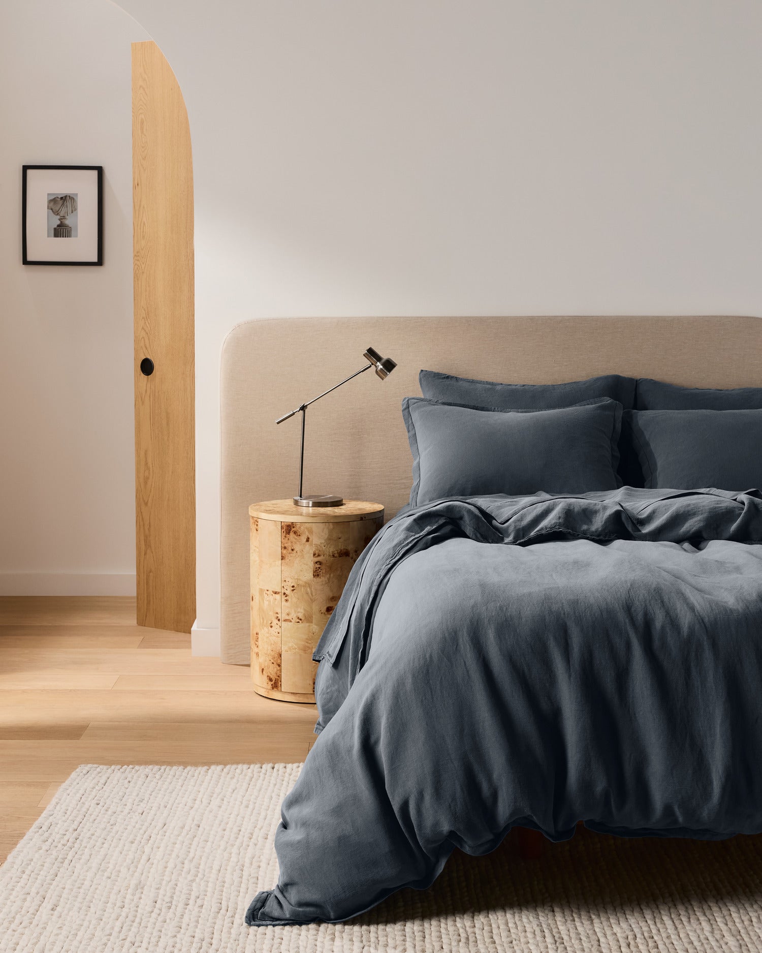 Linen Tencel Sheet Set - Dusk F/Q