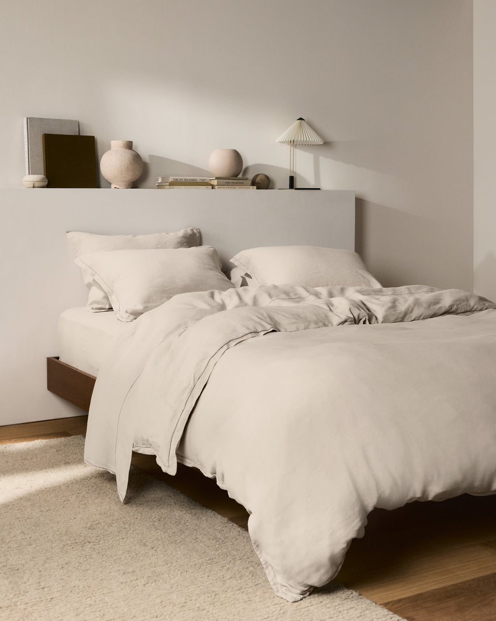 Linen Tencel Sheet Set - Bone F/Q