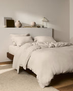 Linen Tencel Sheet Set - Bone F/Q