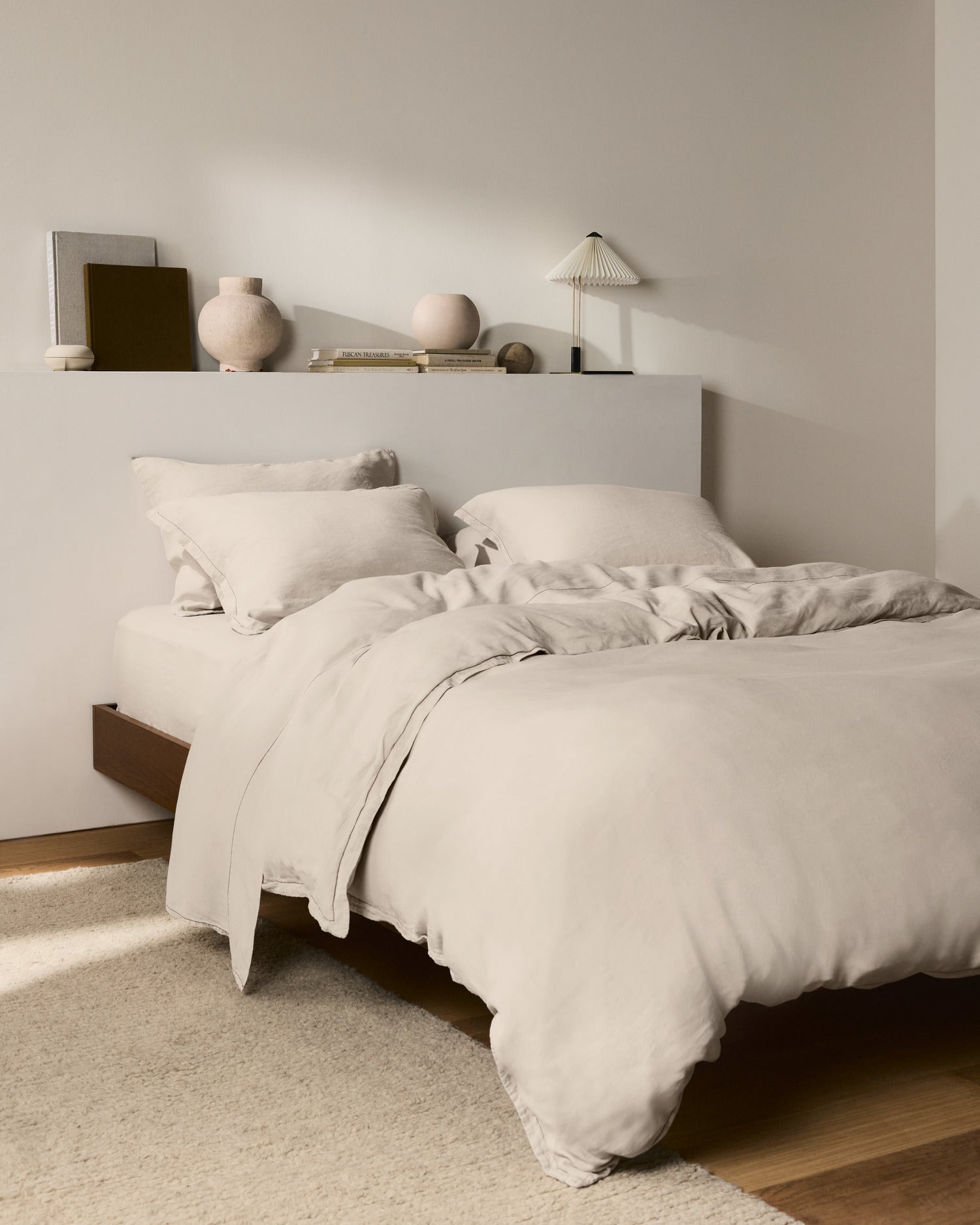 Linen Tencel Sheet Set - Bone F/Q