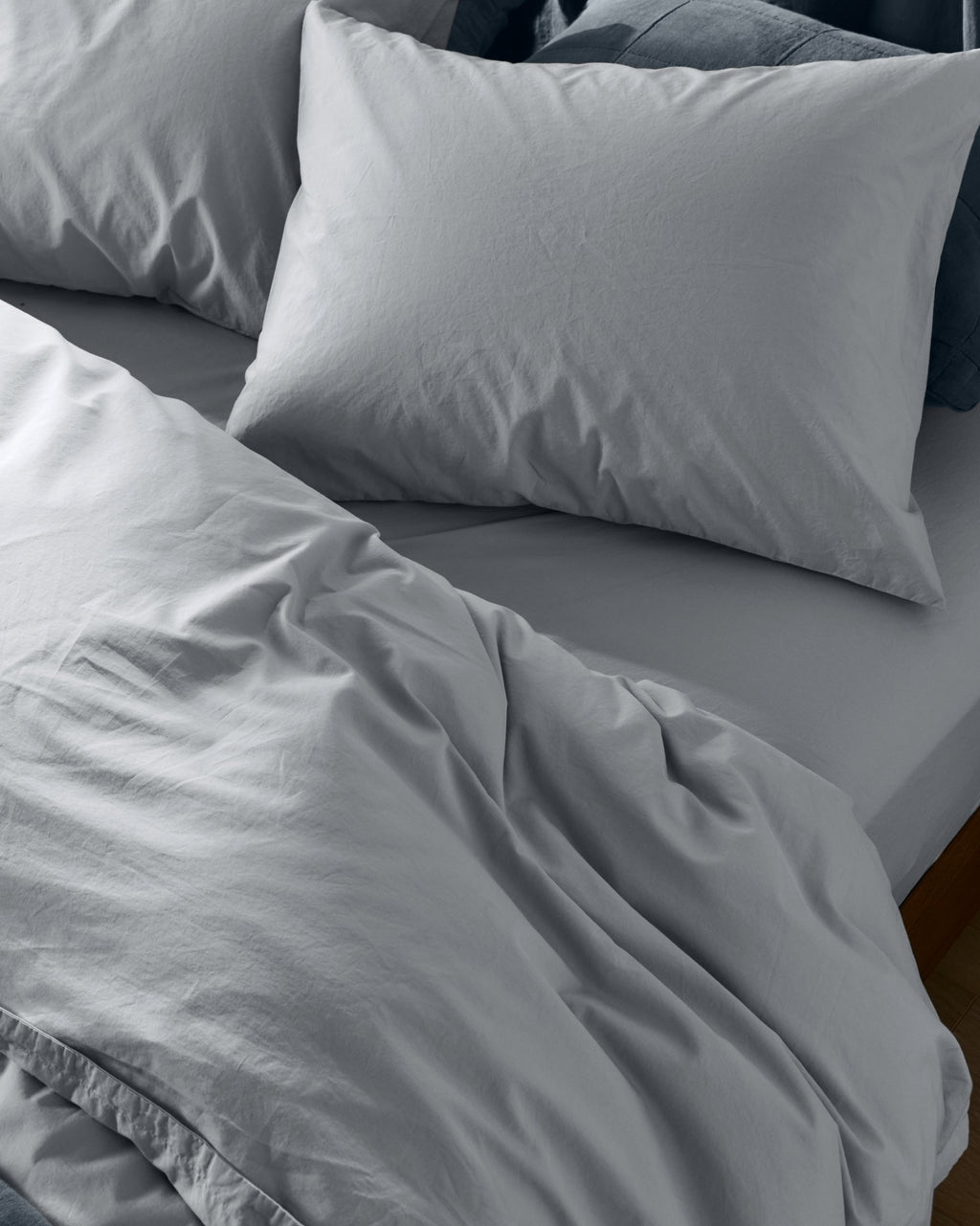 Percale Sheet Set - Sky F/Q