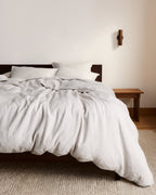 Linen Sheet Set - Dove F/Q