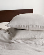 Linen Sheet Set - Dove F/Q