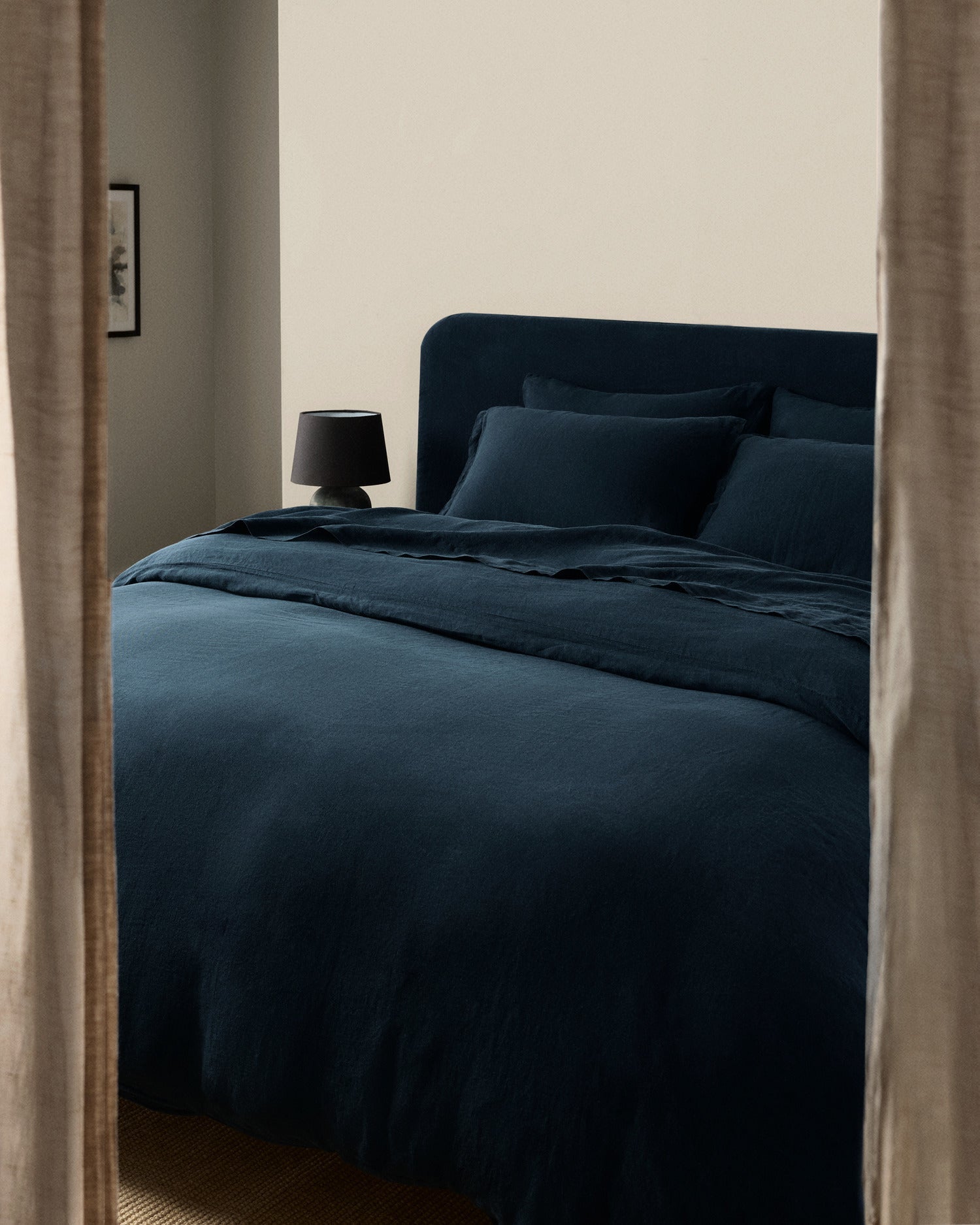 Linen Sheet Set - Ink F/Q