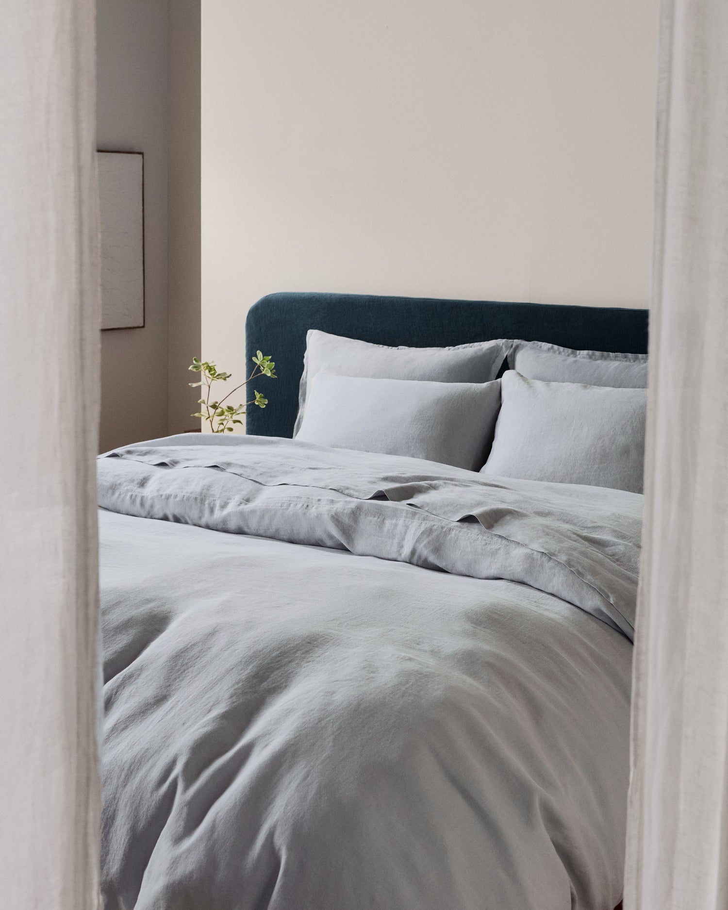 Linen Sheet Set - Sky F/Q