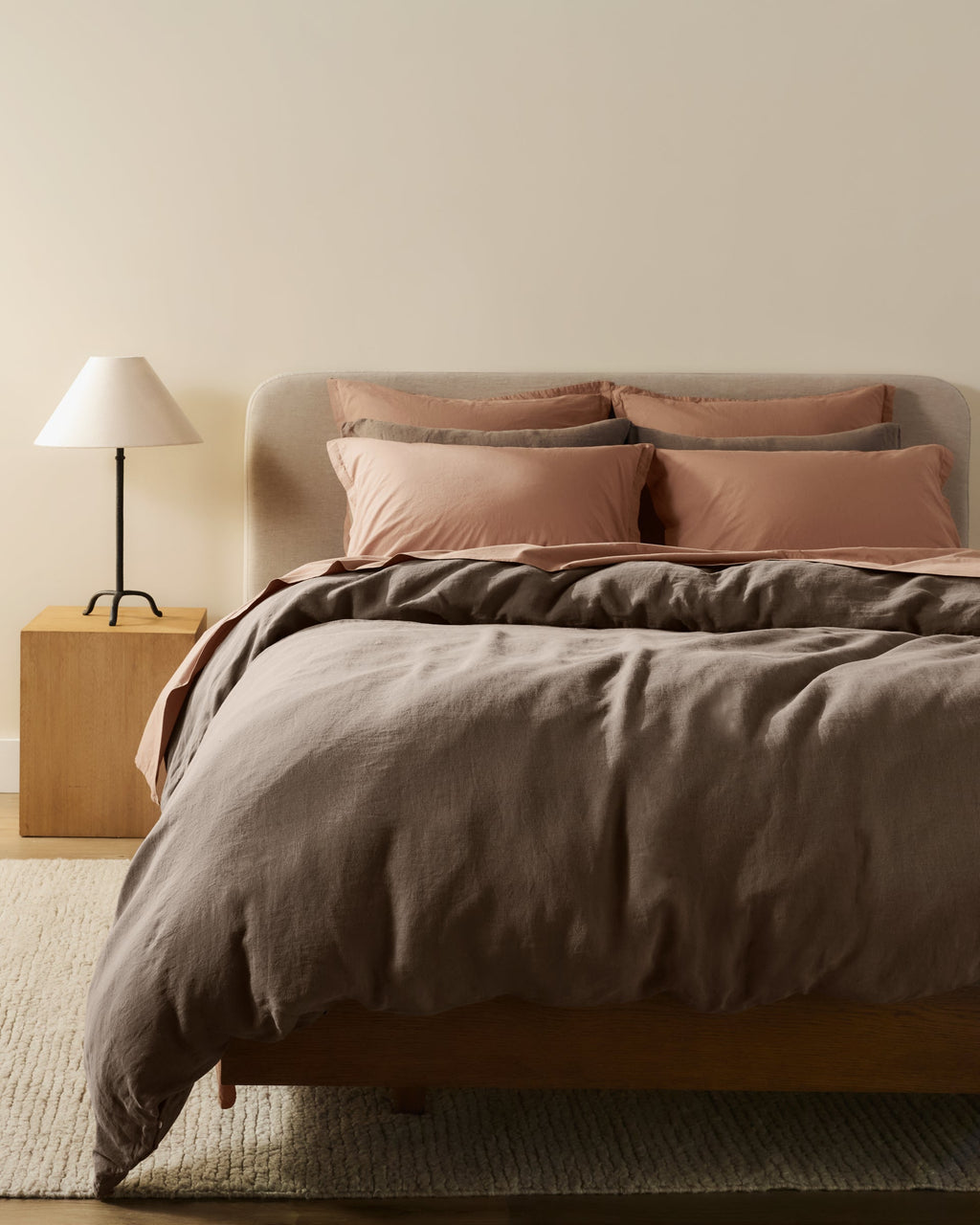 Brushed Cotton Euro Sham (Adobe)