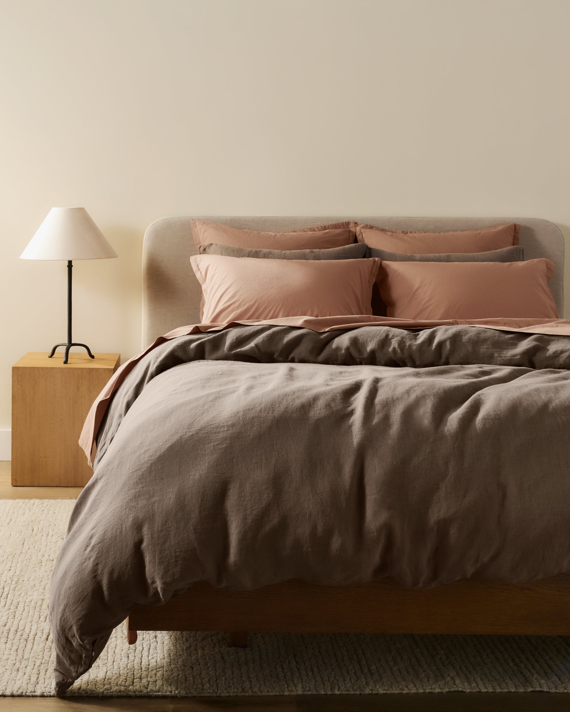 Brushed Cotton Euro Sham (Adobe)