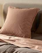 Brushed Cotton Euro Sham (Adobe)