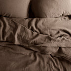Linen Duvet Cover (Warm Grey)