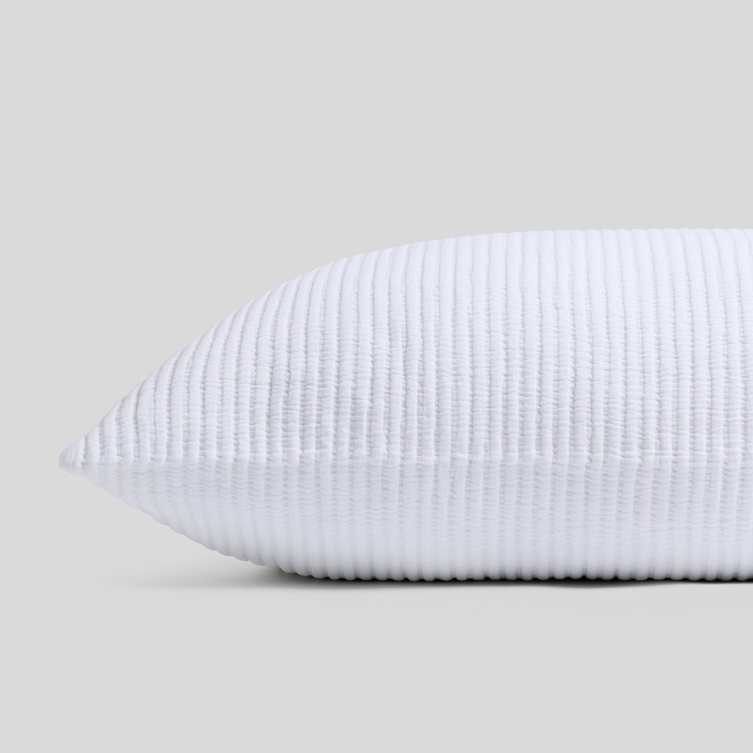Matelasse Body Pillow Cover (White)