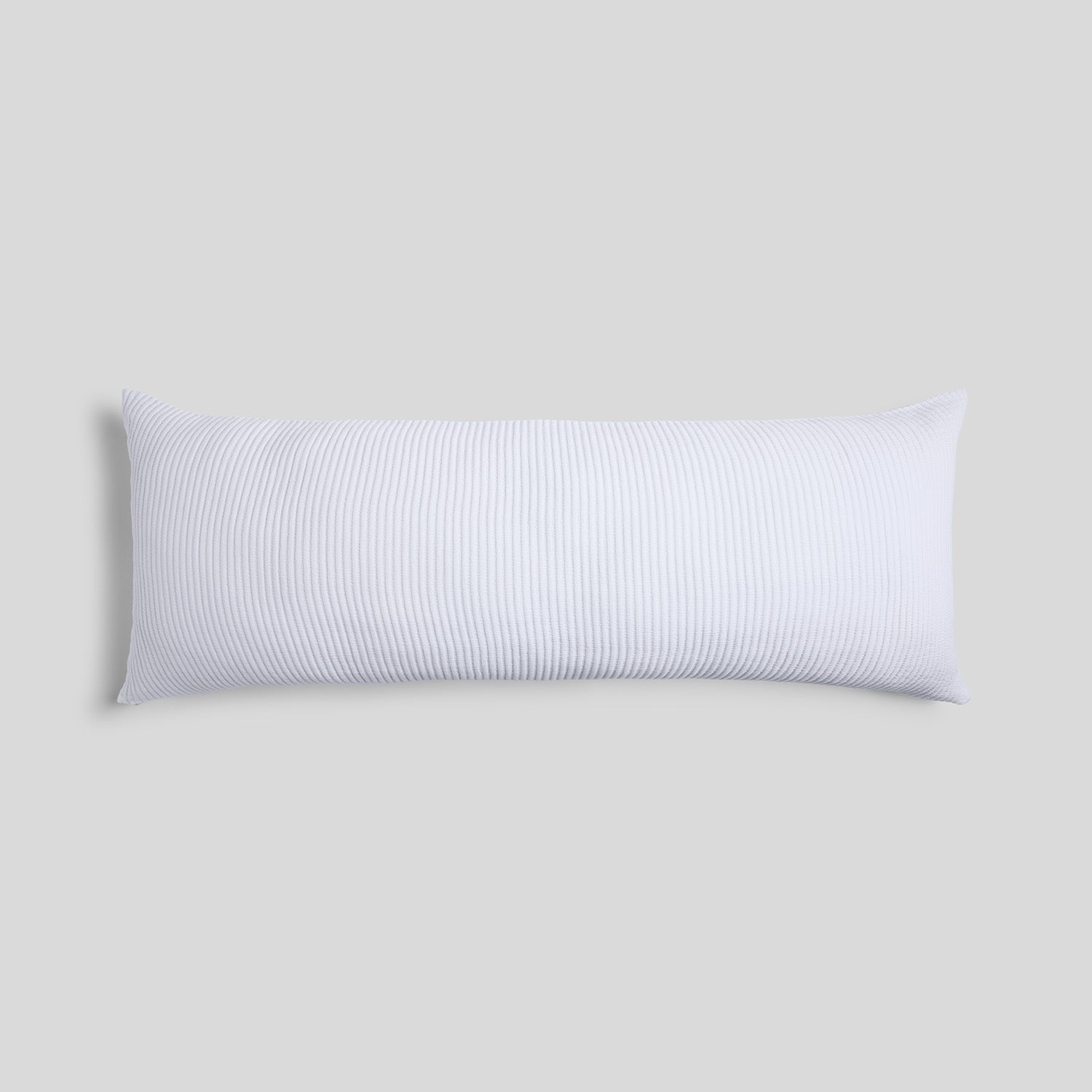 Matelasse Body Pillow Cover (White)