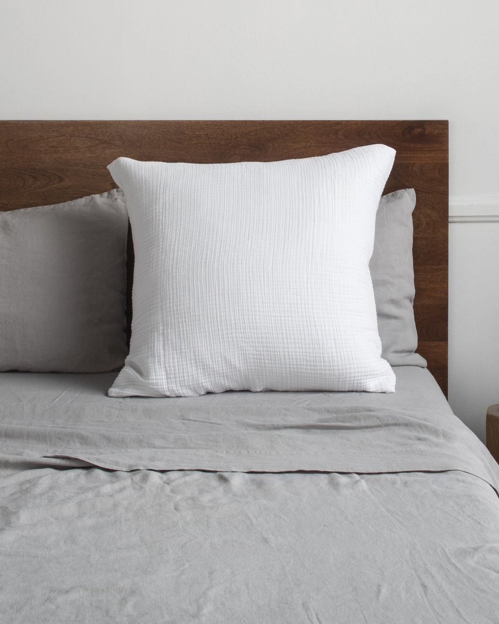 Organic Cloud Cotton Euro Sham (White)