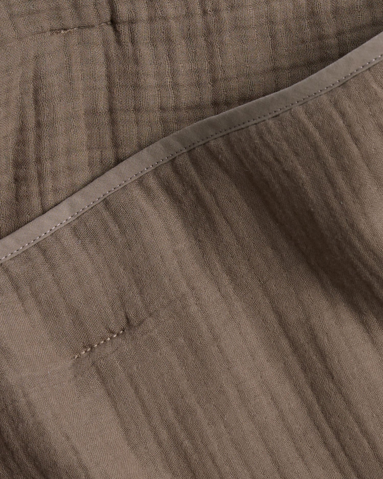Organic Cloud Cotton Quilt (Warm Grey)