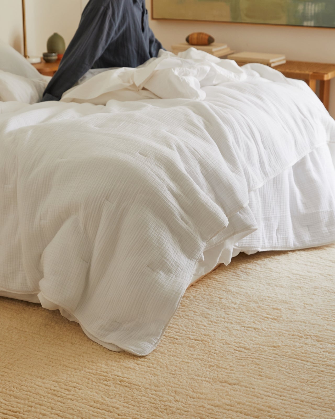 Organic Cloud Cotton Quilt (White)