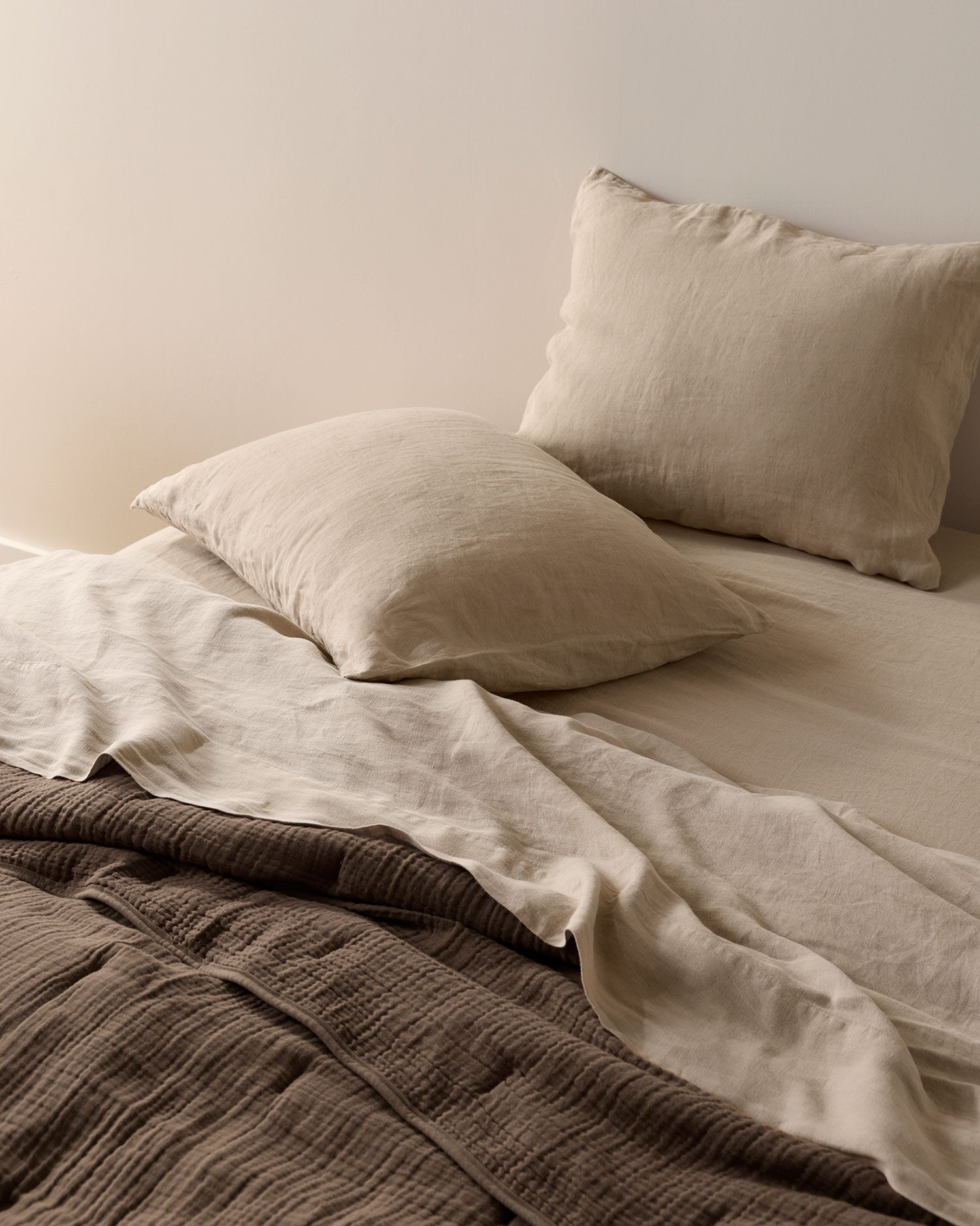 Organic Cloud Cotton Quilt (Warm Grey)