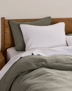 Linen Tencel Sheet Set - White F/Q