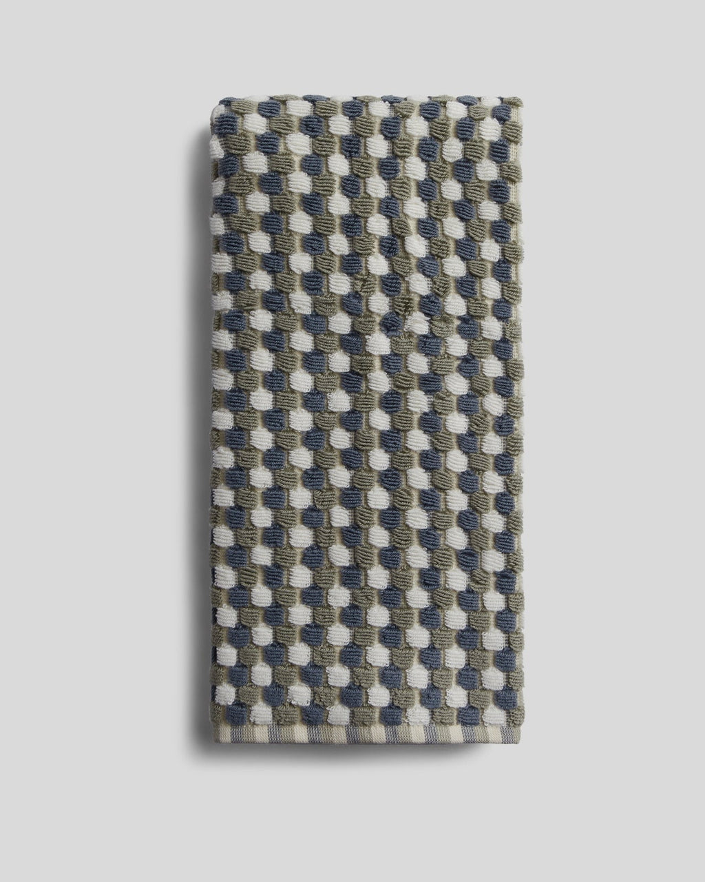 Organic Cotton Mosaic Towels (Moss and Dusk)