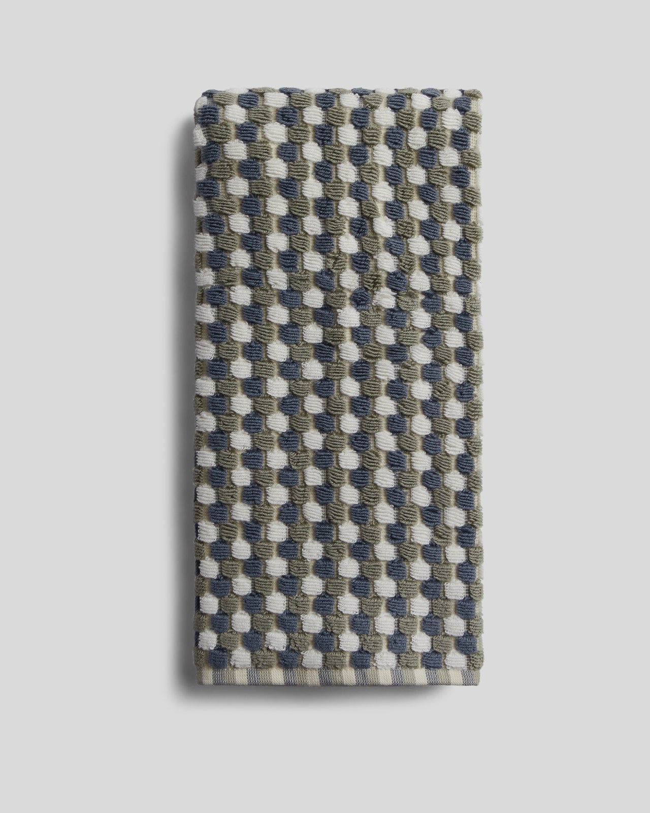 Organic Cotton Mosaic Towels (Moss and Dusk)