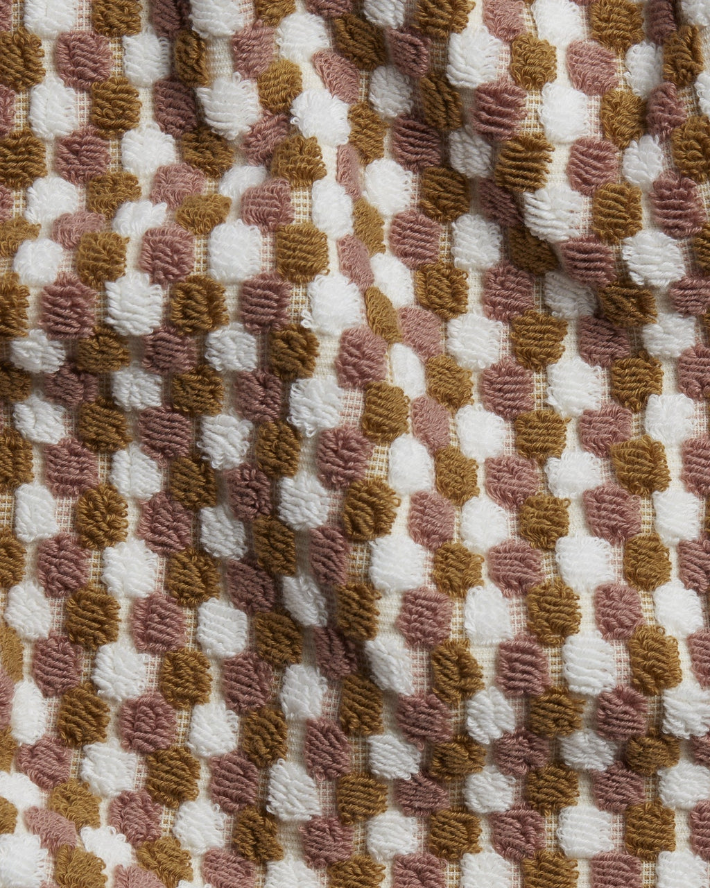 Organic Cotton Mosaic Towels (Ochre and Clay)