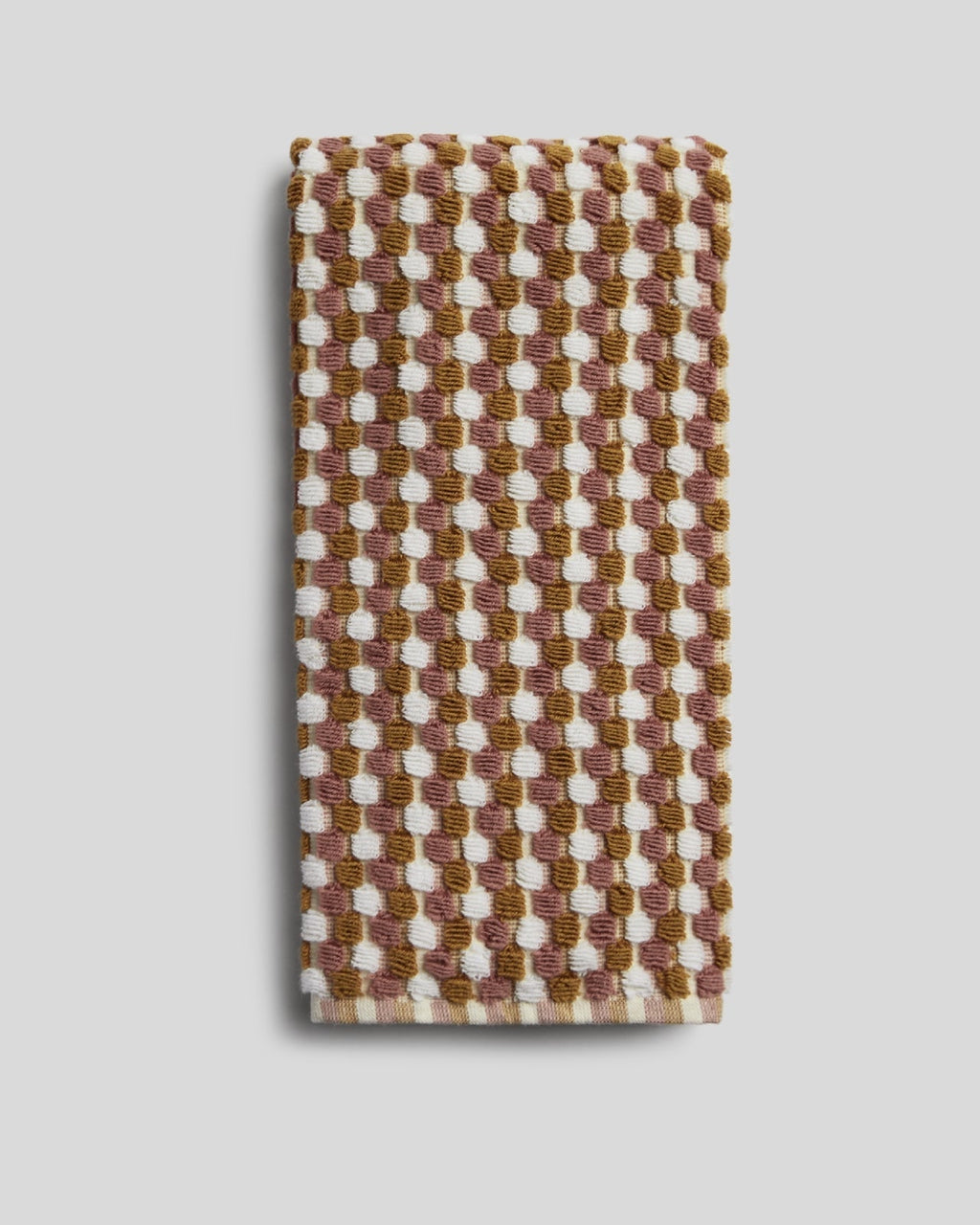 Organic Cotton Mosaic Towels (Ochre and Clay)