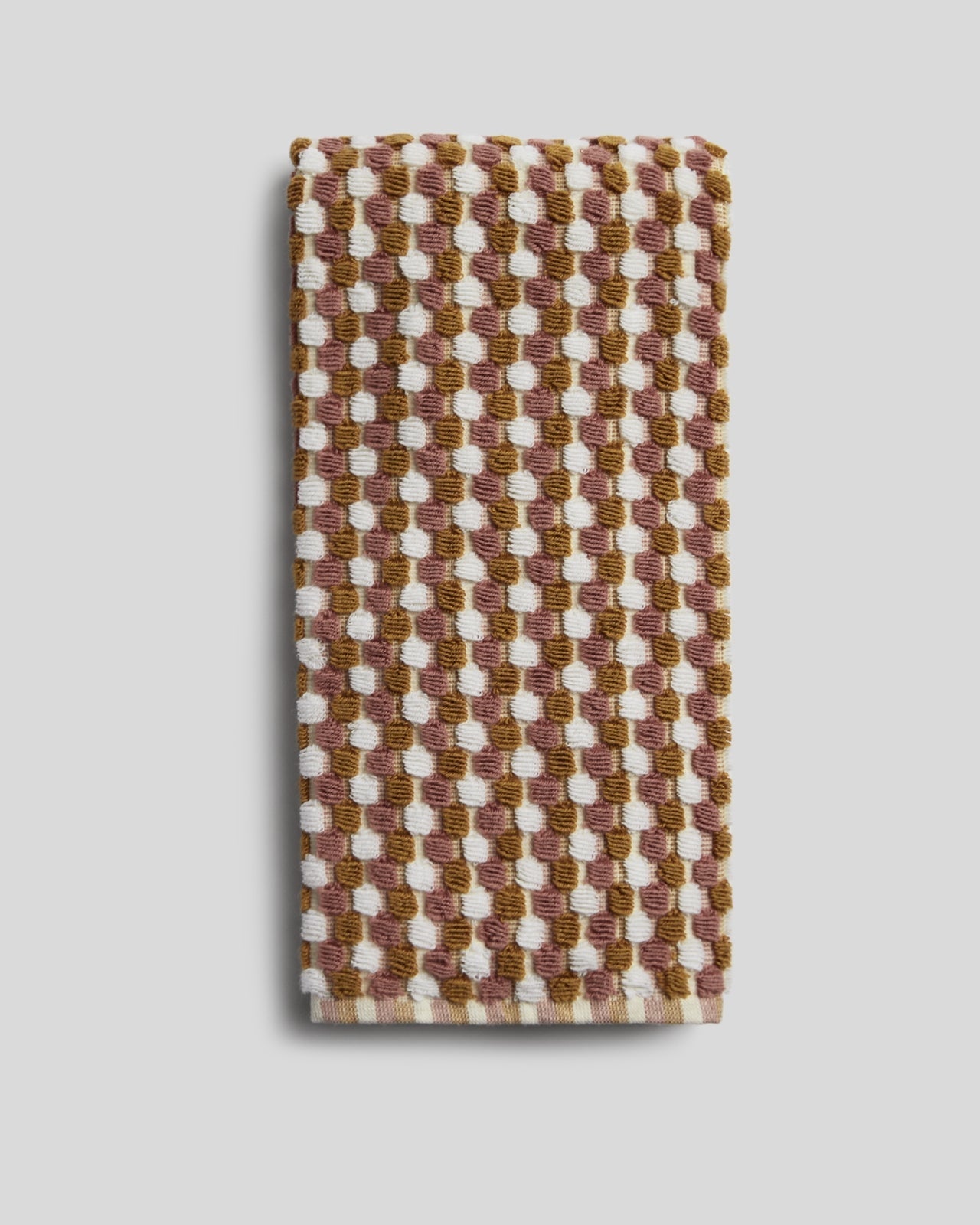 Organic Cotton Mosaic Towels (Ochre and Clay)