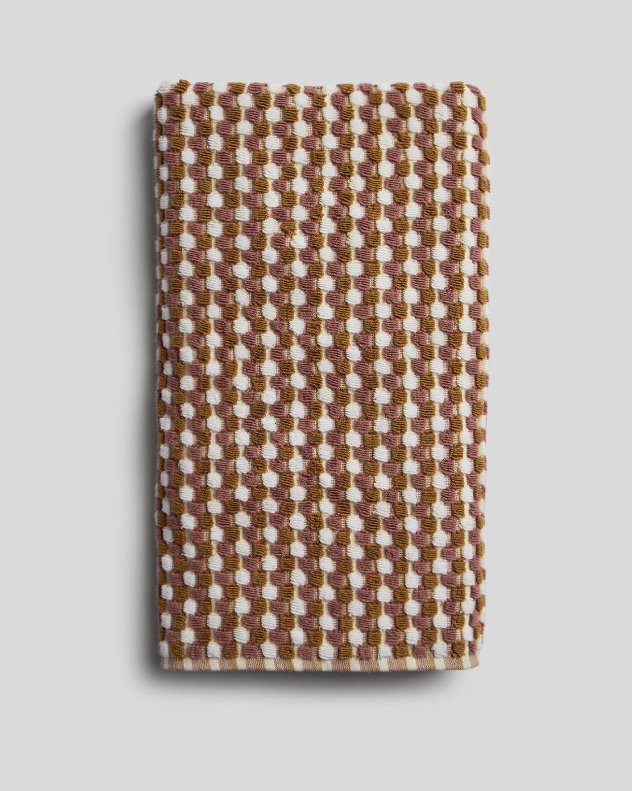 Organic Cotton Mosaic Towels (Ochre and Clay)