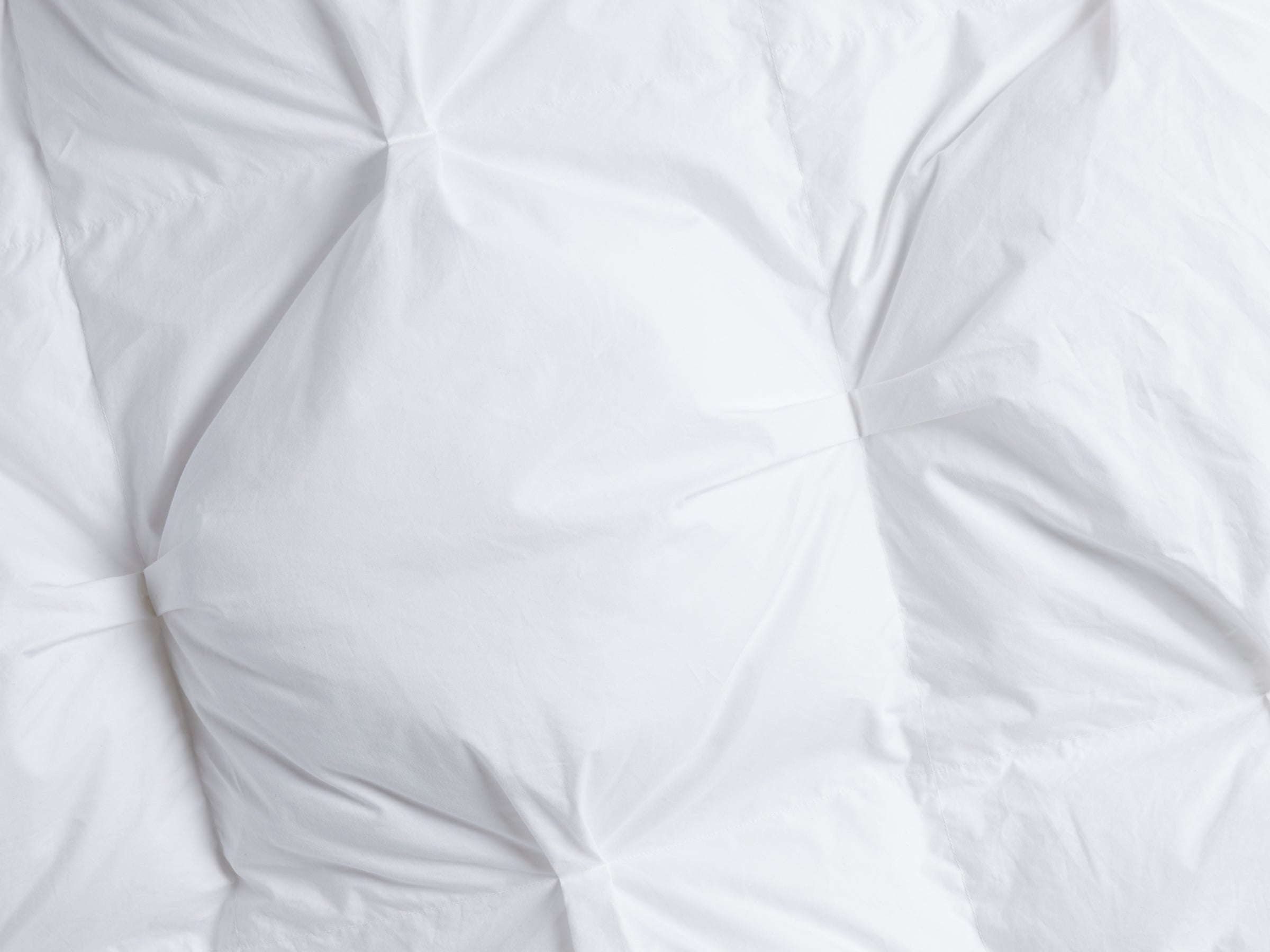 Organic Cotton Puff Comforter (White)