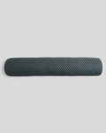 Organic Keys Jacquard Bolster Pillow Cover - FINAL SALE (Dusk and Evergreen)